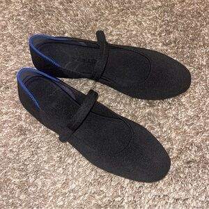 Rothy’s Square Mary Jane flat in Black